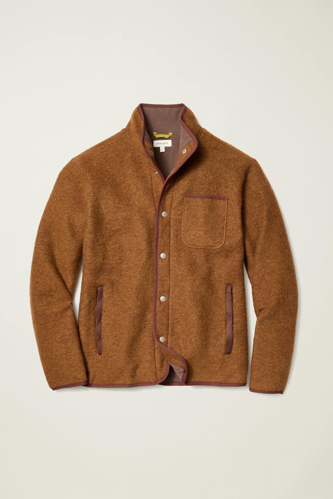 Italian Wool Fleece Jacket / Bonobos On Sale