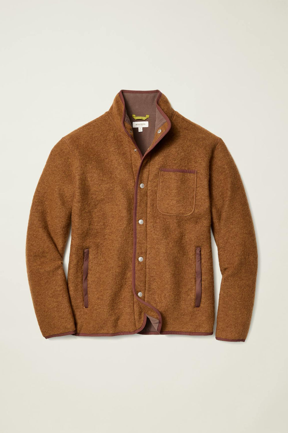 Italian Wool Fleece Jacket / Bonobos On Sale