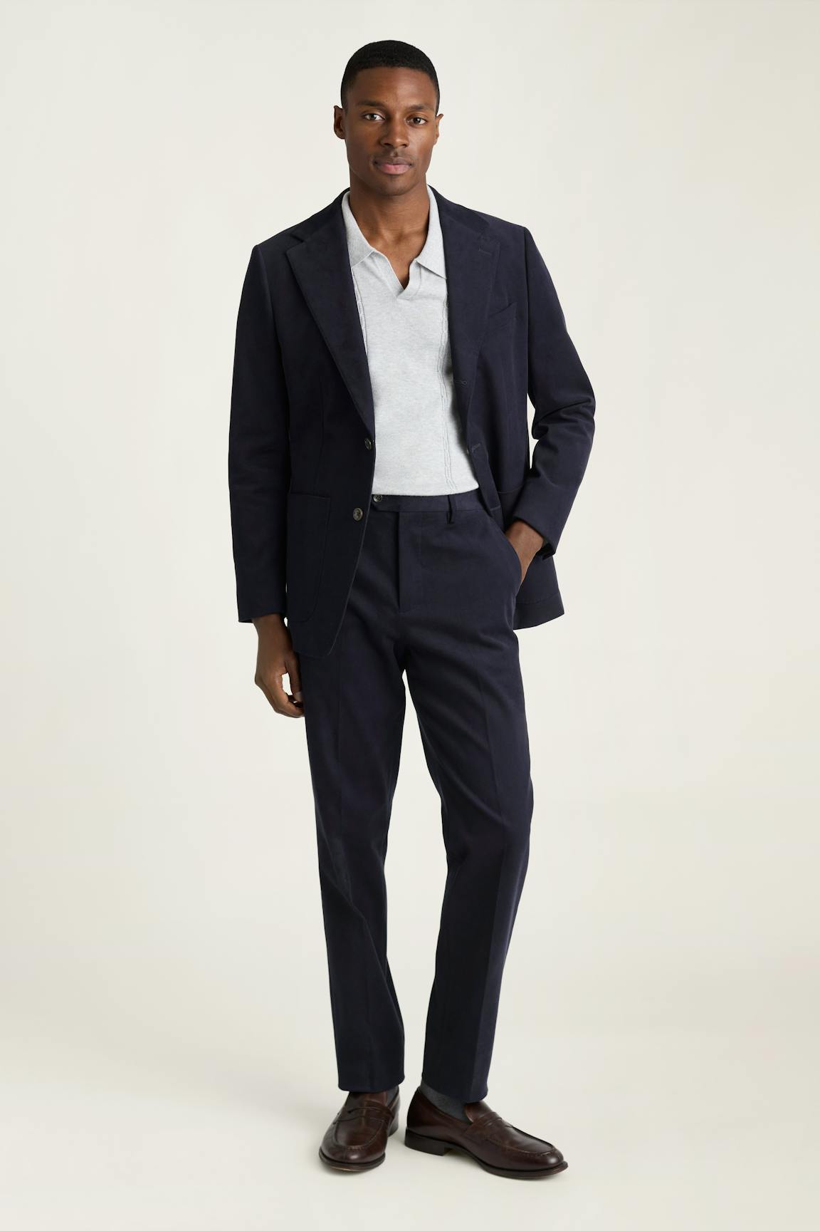 Jetsetter Italian Brushed Cotton Blazer / Bonobos Outlet