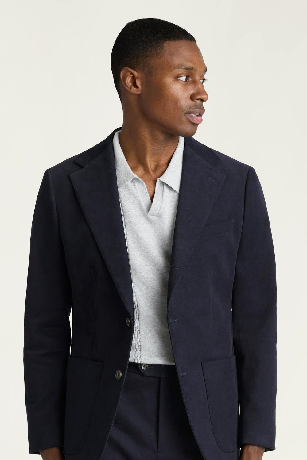 Jetsetter Italian Brushed Cotton Blazer / Bonobos Outlet