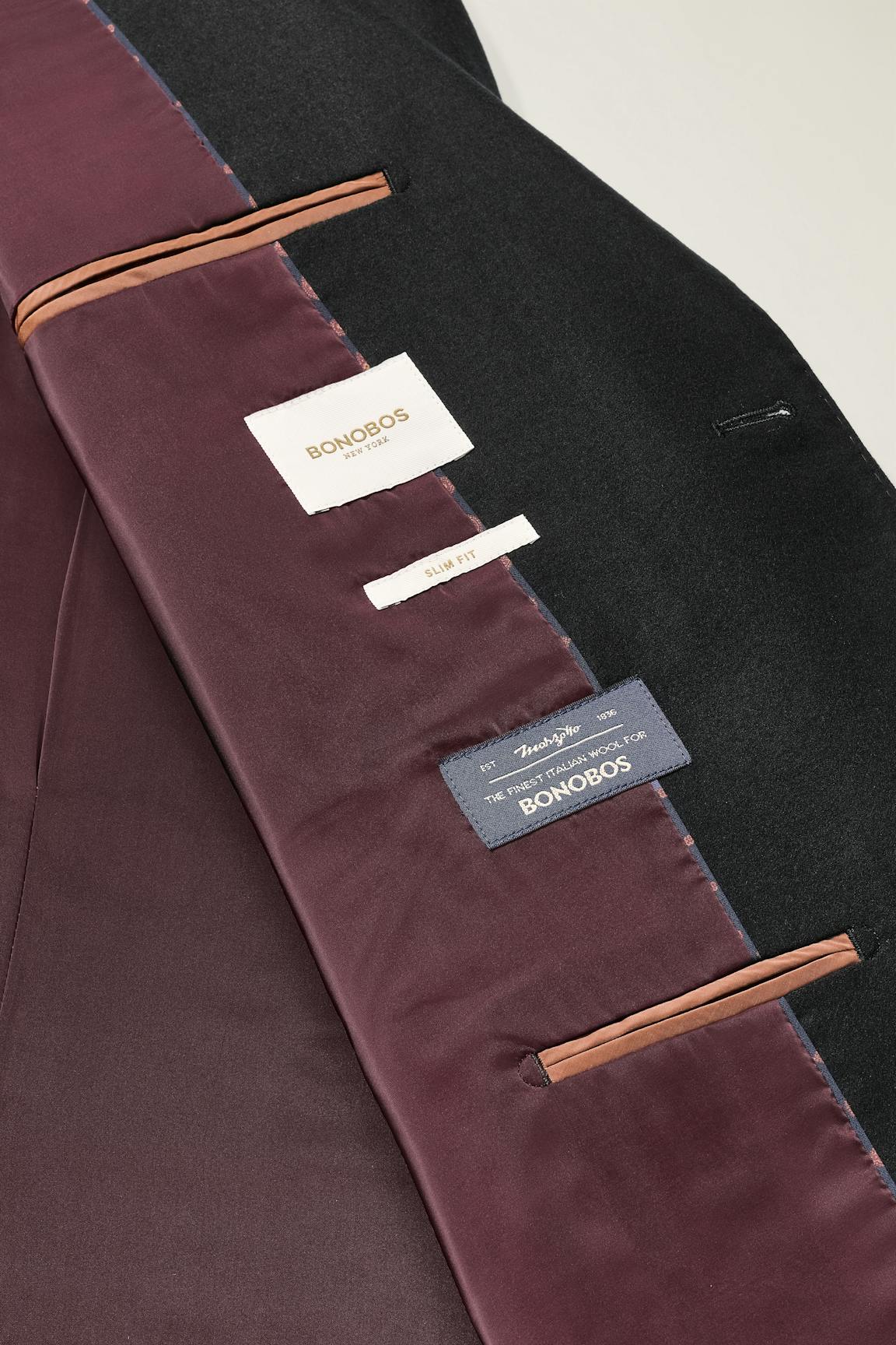 Jetsetter Italian Brushed Wool Blazer / Bonobos Discount