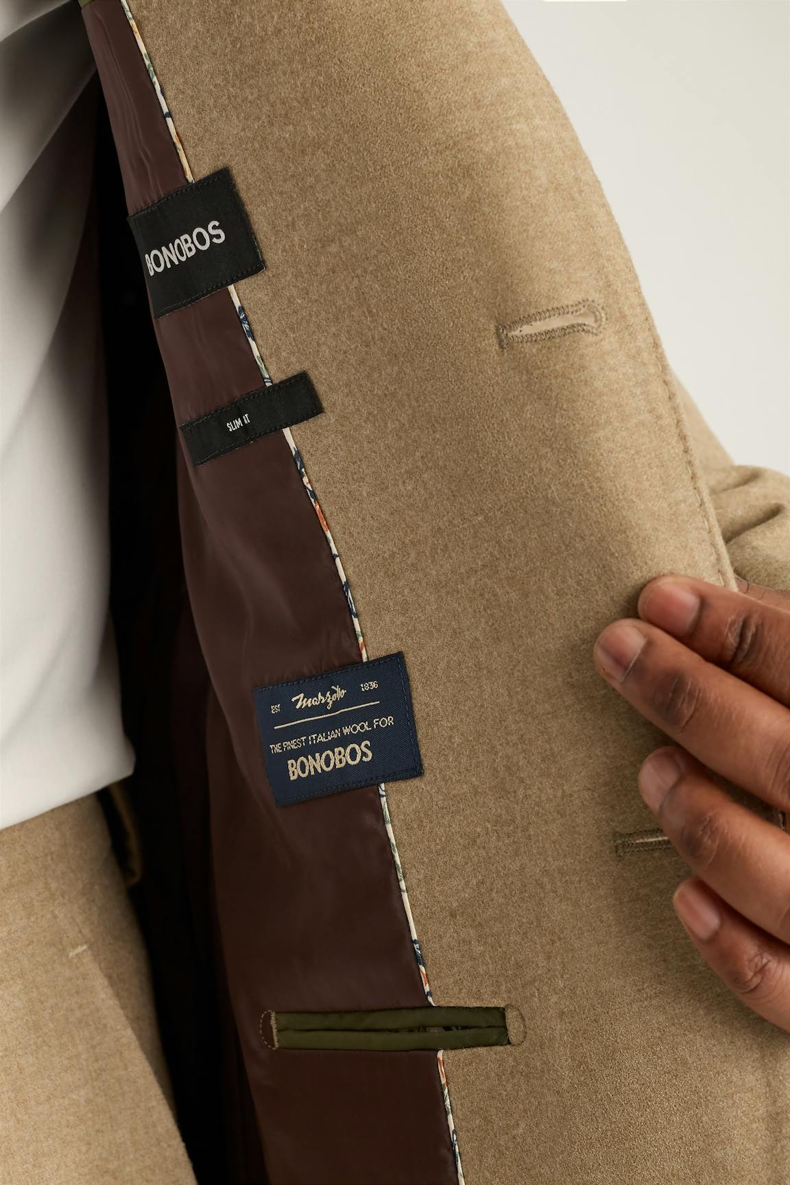 Jetsetter Italian Brushed Wool Blazer / Bonobos Discount