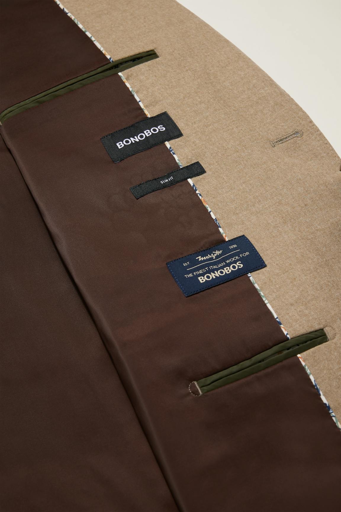 Jetsetter Italian Brushed Wool Blazer / Bonobos Discount