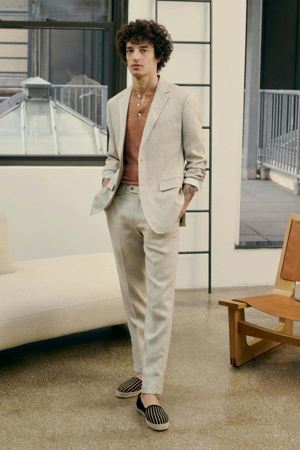 Jetsetter Italian Linen Blazer / Bonobos Outlet