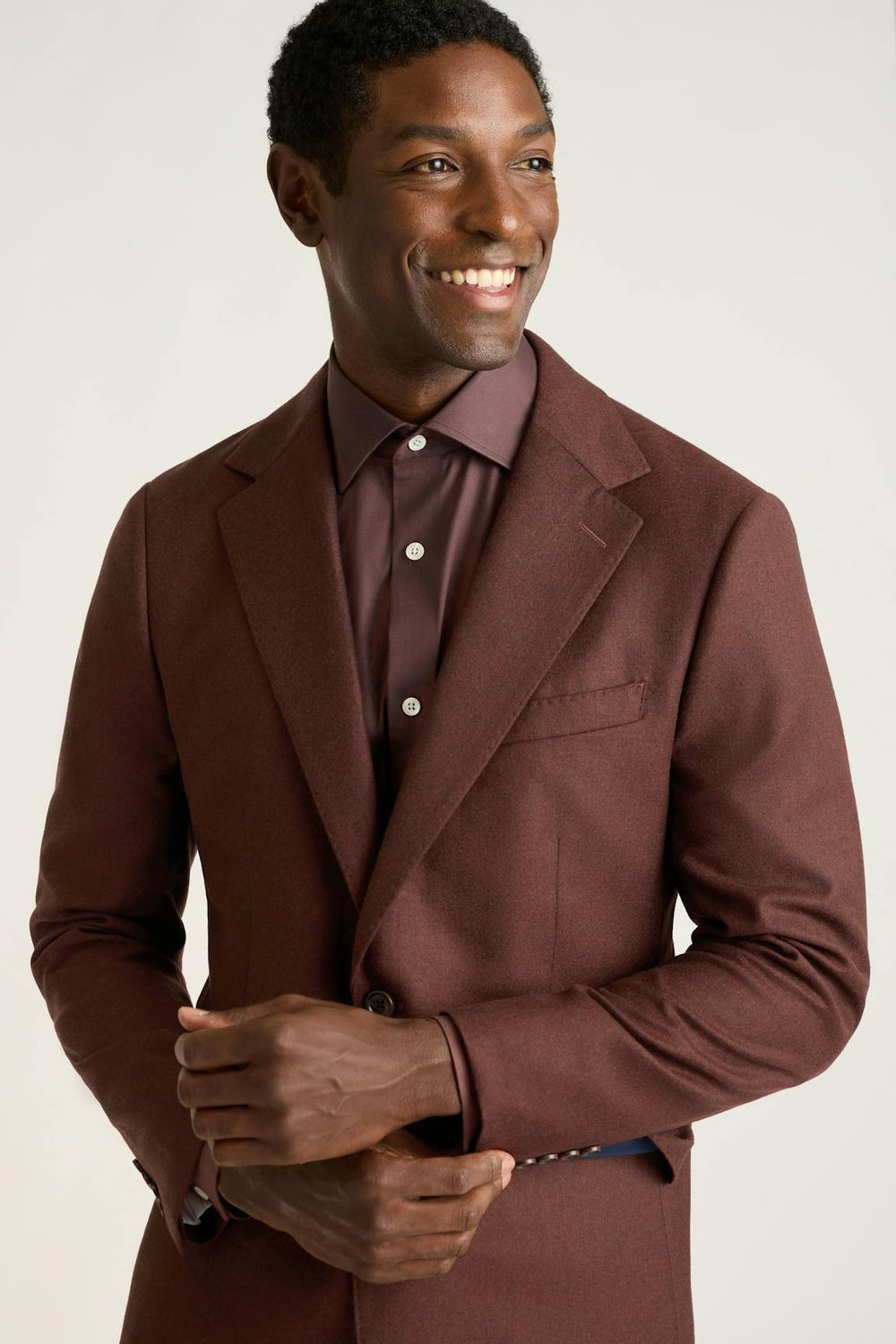 Jetsetter Italian Brushed Wool Blazer / Bonobos