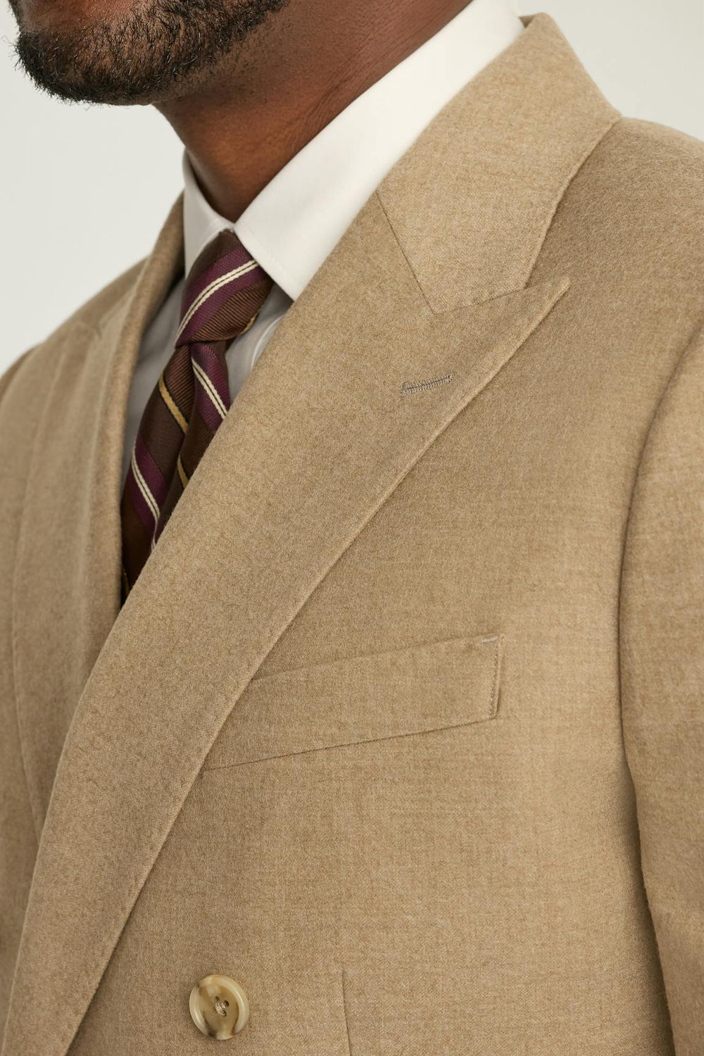 Jetsetter Italian Flannel Double Breasted Blazer / Bonobos For Sale