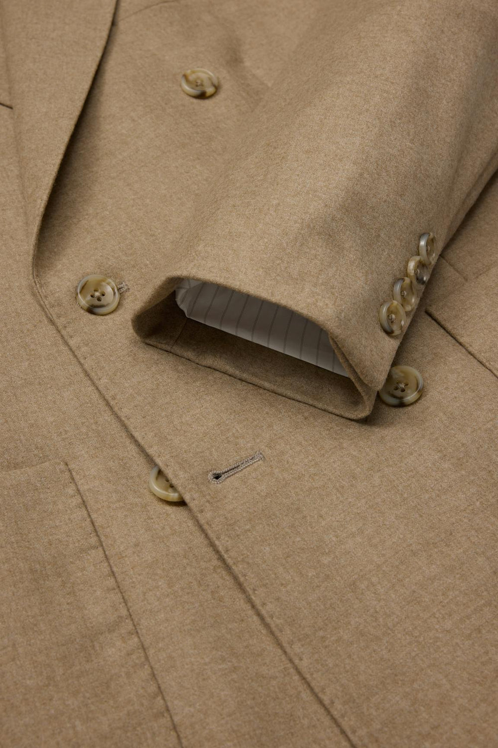 Jetsetter Italian Flannel Double Breasted Blazer / Bonobos For Sale