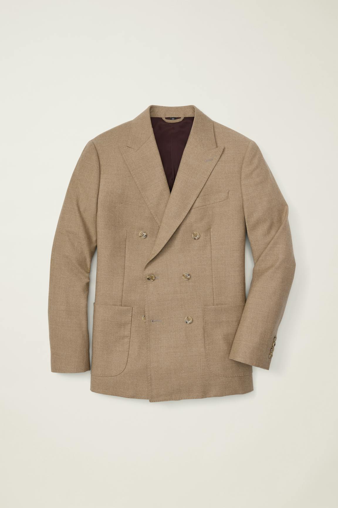 Jetsetter Italian Flannel Double Breasted Blazer / Bonobos For Sale