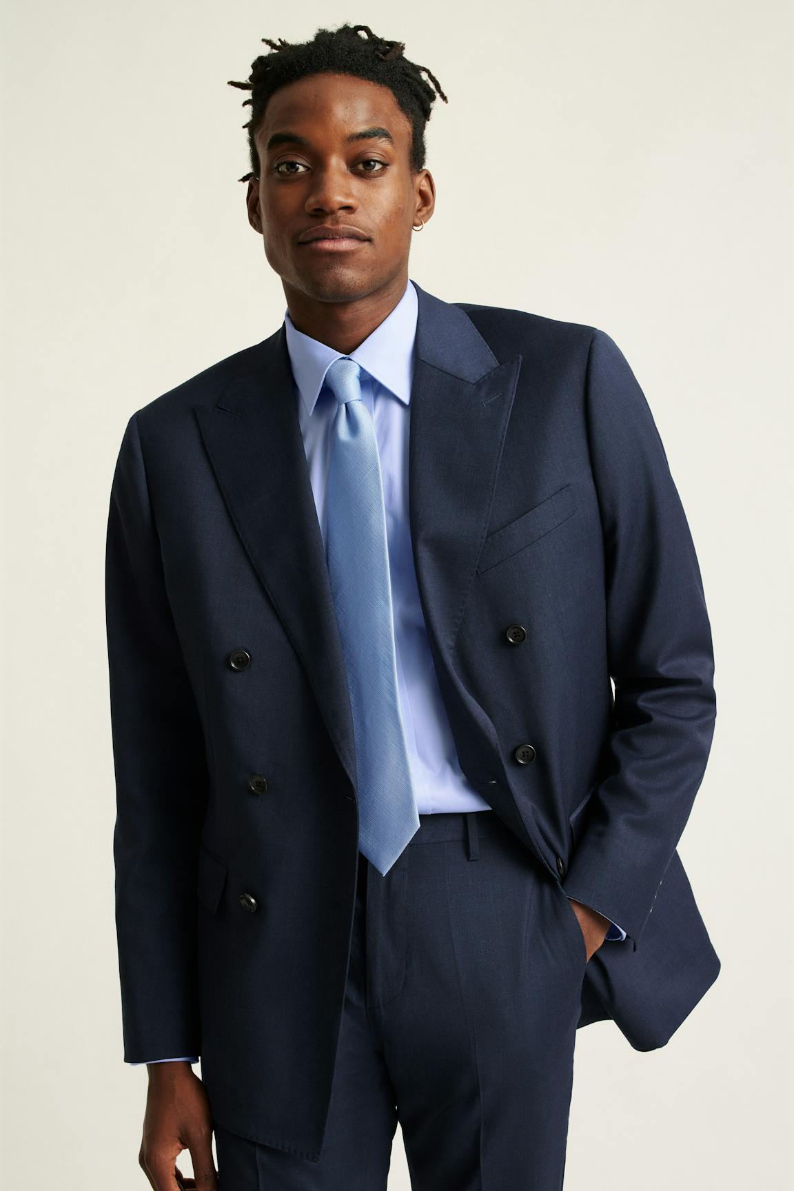 Jetsetter Wool Double Breasted Blazer / Bonobos