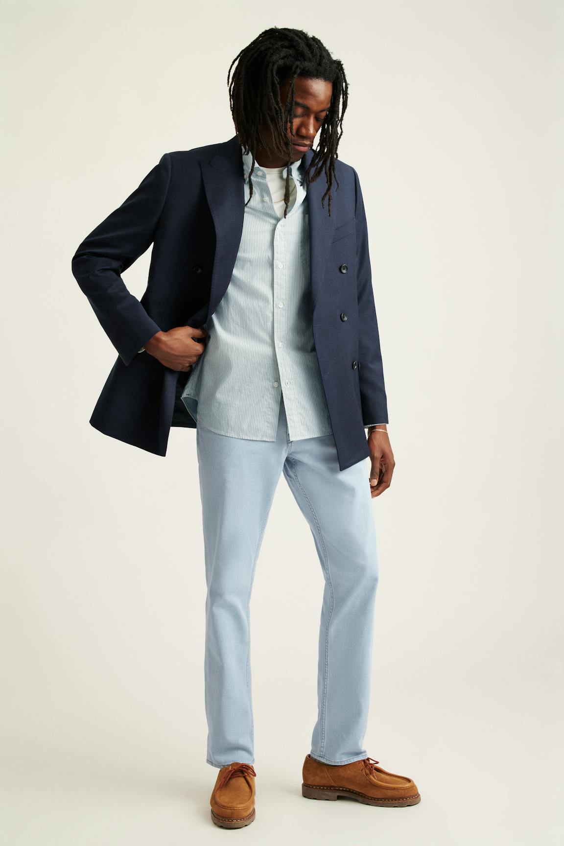 Jetsetter Wool Double Breasted Blazer / Bonobos