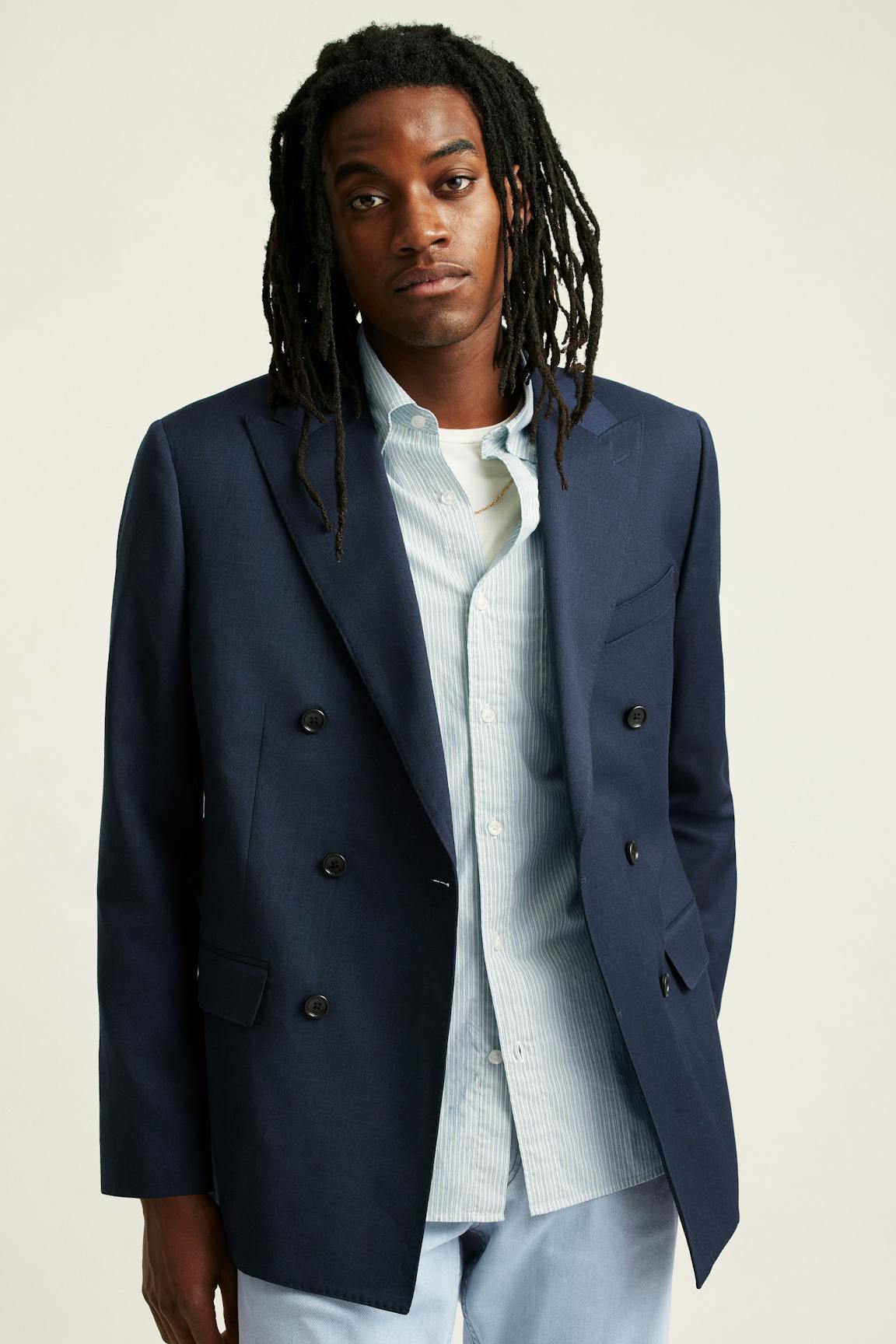 Jetsetter Wool Double Breasted Blazer / Bonobos