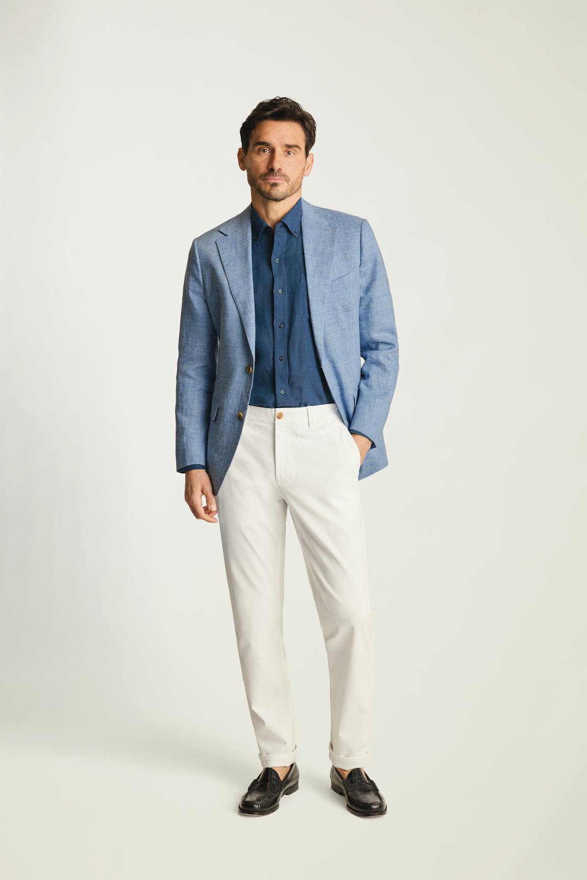 Jetsetter Italian Linen Blazer / Bonobos On Sale