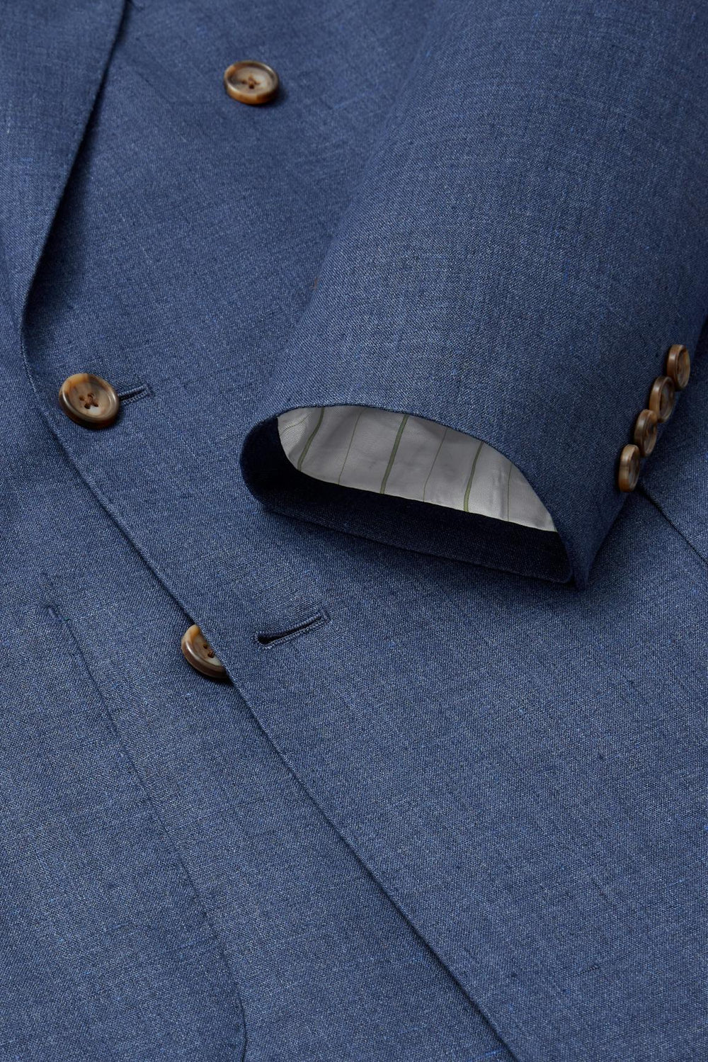 Jetsetter Italian Linen Double Breasted Blazer / Bonobos For Sale