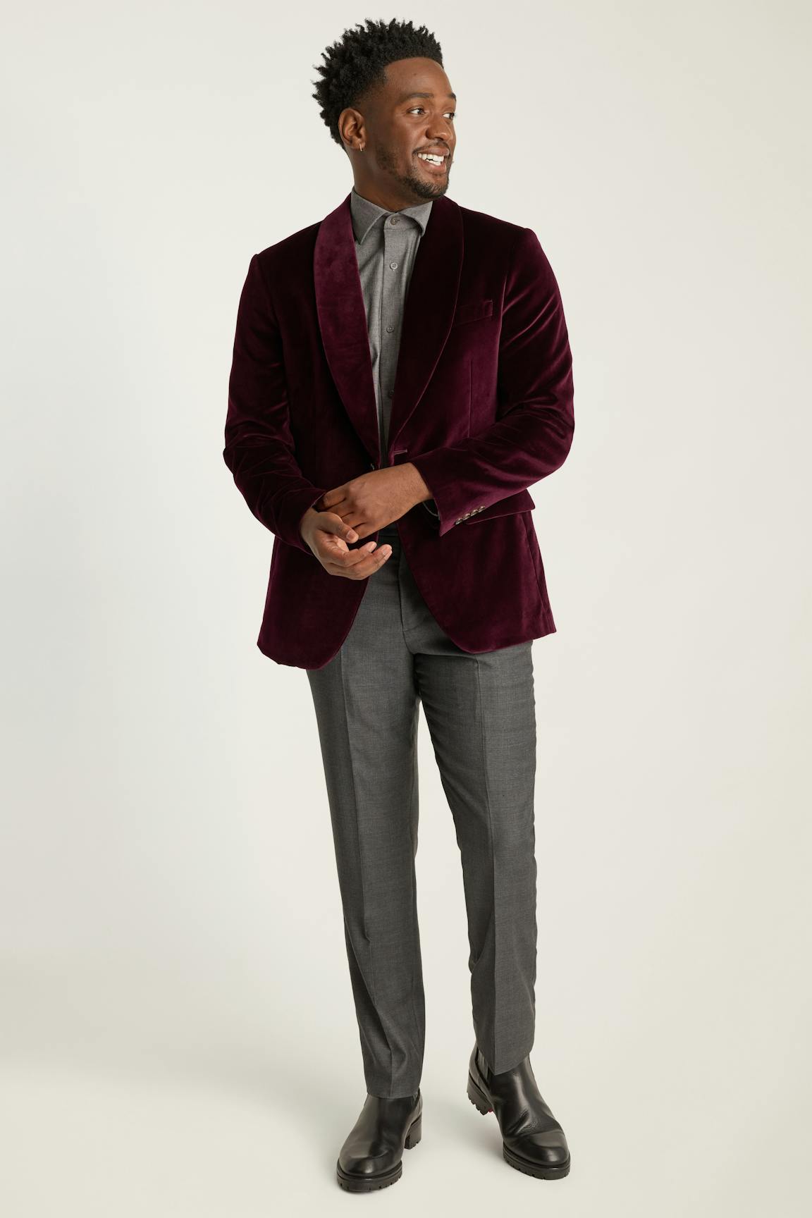 Jetsetter Italian Velvet Blazer / Bonobos
