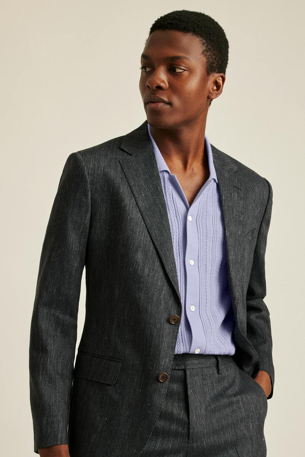 Italian Stretch Linen Suit Jacket / Bonobos For Sale