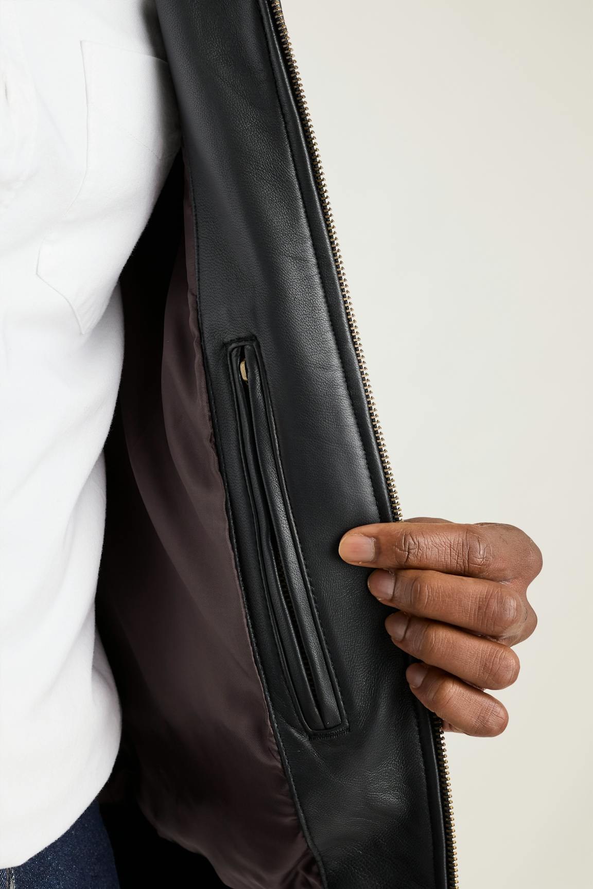 The Bowery Leather Bomber / Bonobos For Sale