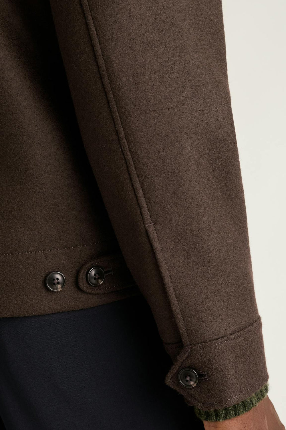 Italian Brushed Wool Deck Jacket / Bonobos For Sale