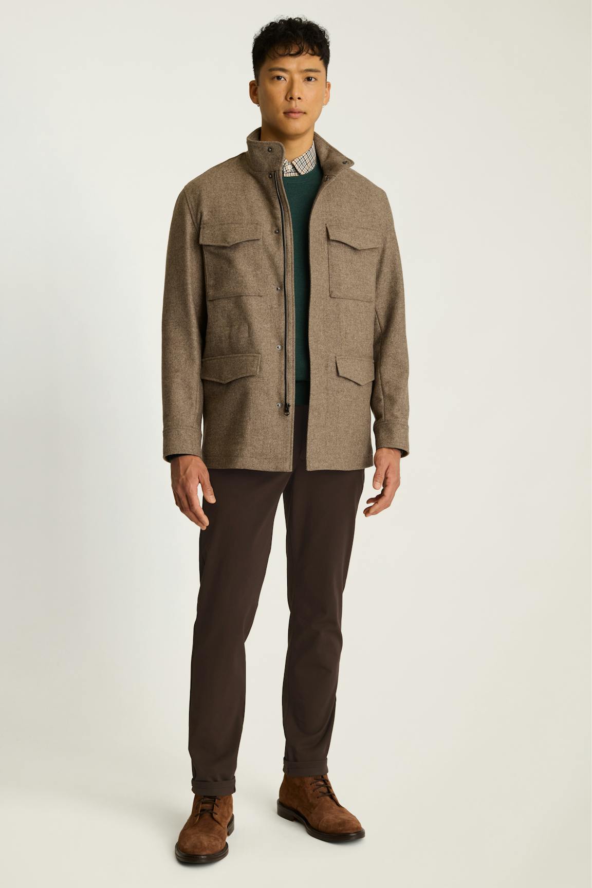 The Italian Wool Four Pocket Field Jacket / Bonobos Discount