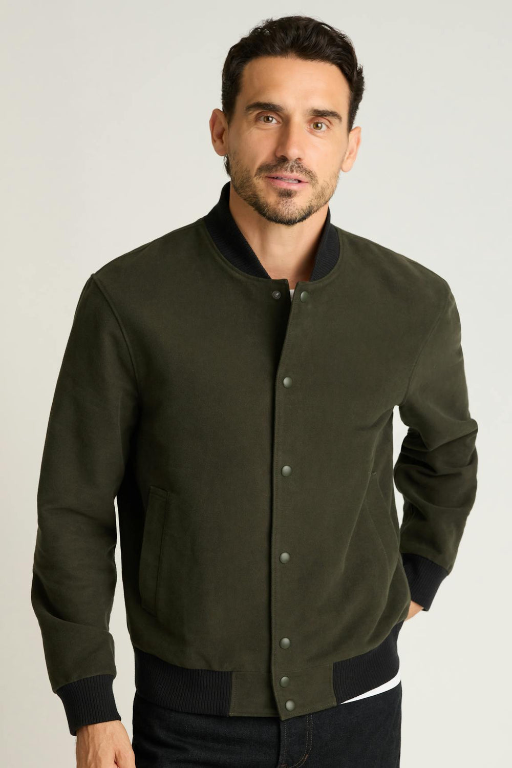 The Italian Moleskin Bomber / Bonobos For Sale