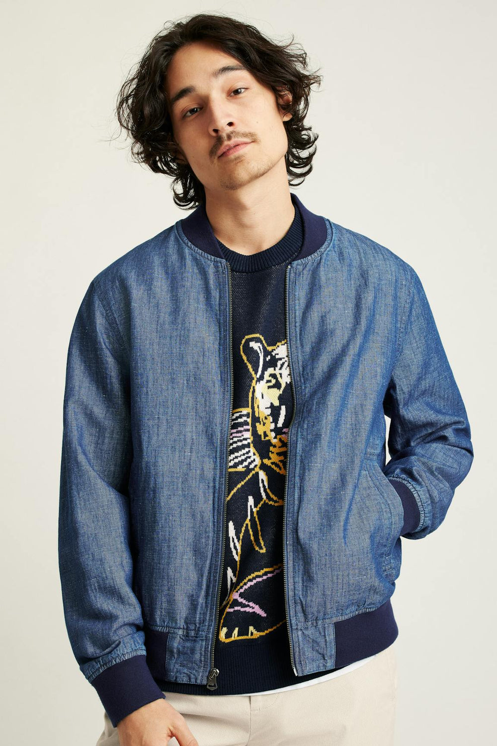 Chambray Bomber / Bonobos Outlet