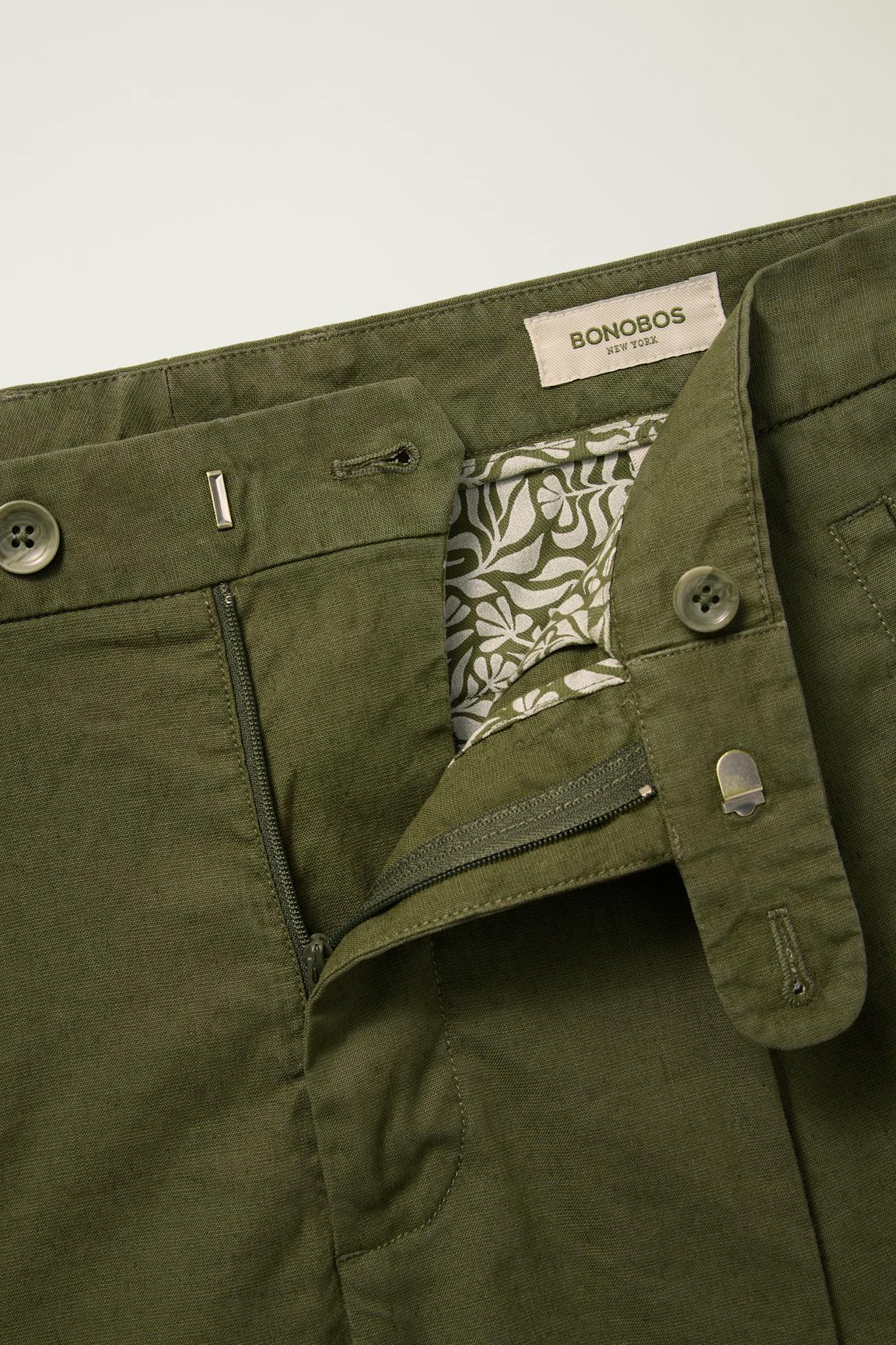 Coastal Linen Short / Bonobos On Sale